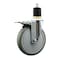 Service Caster 6'' Gray Poly Swivel 1-7/8'' Expanding Stem Caster Total Lock Brake SCC-EXTTL20S614-PPUB-178 - alternate 1